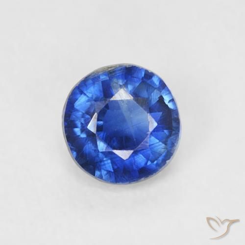 0.34ct Natural Azul verdadeiro Dianita, Redondo, SI