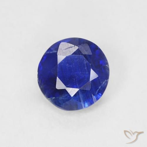0.32ct Natural Azul marinho intenso Dianita, Redondo, SI
