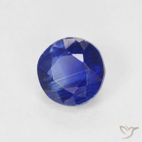 Dianita Azul marinho intenso Natural 0.36ct, Redondo, SI