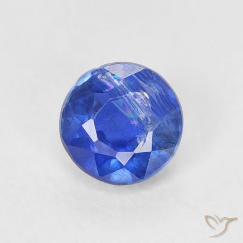 0.39ct Natural Azul Azure Profundo Dianita, Redondo, SI