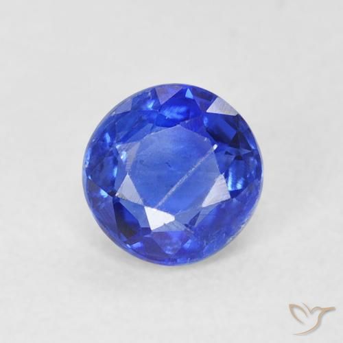 0.67ct Natural Azul-marinho Dianita, Redondo, SI