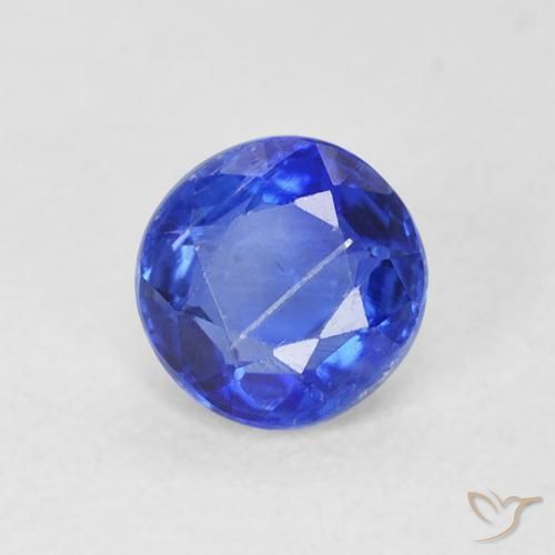 Dianita Azul-marinho Natural 0.67ct, Redondo, SI