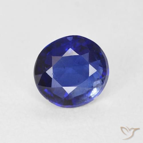 0.47ct Natural azul real Dianita, Redondo, SI