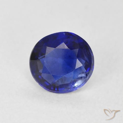 Dianita azul real Natural 0.47ct, Redondo, SI