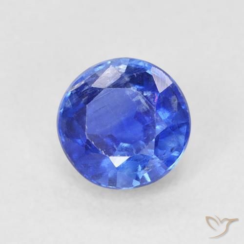 Dianita Azul profundo Natural 0.83ct, Redondo, SI