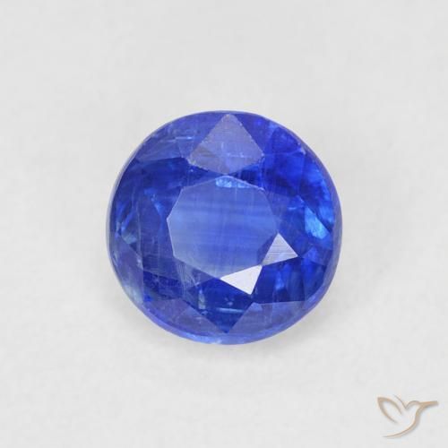 Dianita Azul-marinho Natural 0.75ct, Redondo, SI