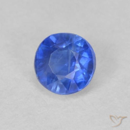 Dianita Azul Azure Profundo Natural 0.46ct, Redondo, VS-SI