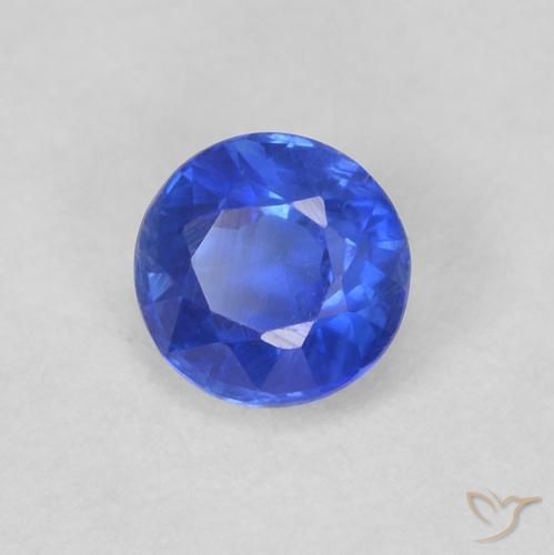 Dianita Azul Azure Profundo Natural 0.43ct, Redondo, VS-SI