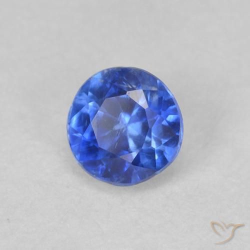 Dianita Azul Azure Profundo Natural 0.40ct, Redondo, VS-SI