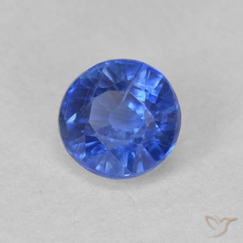 Dianita Azul Azure Profundo Natural 0.47ct, Redondo, VS-SI