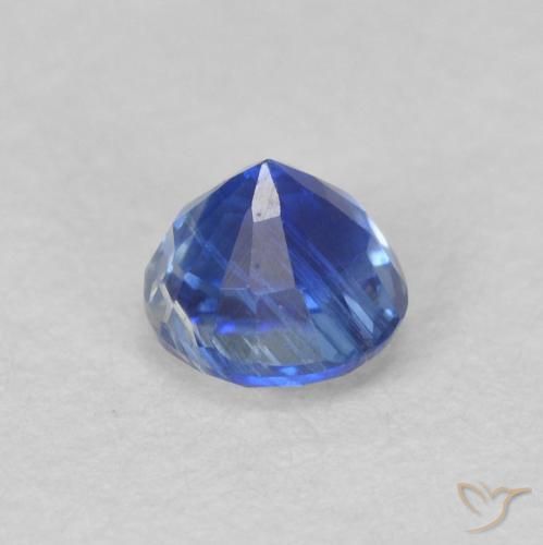 Dianita Azul marinho intenso Natural 0.47ct, Redondo, SI