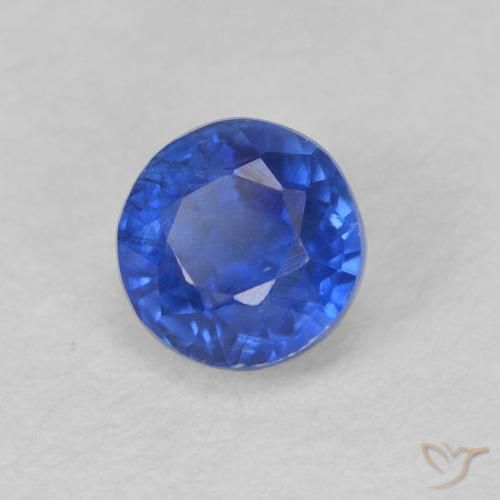 Dianita Azul profundo Natural 0.51ct, Redondo, SI