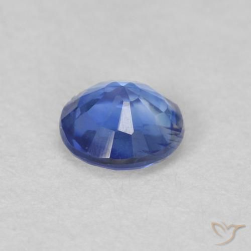 Dianita Azul Azure Profundo Natural 0.35ct, Corte Redondo, VS-SI