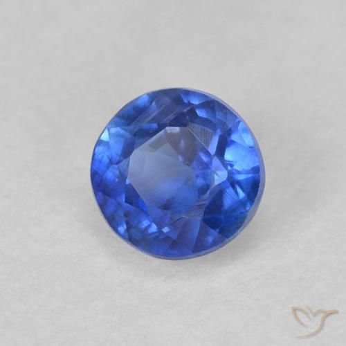Dianita Azul verdadeiro Natural 0.52ct, Redondo, VS-SI
