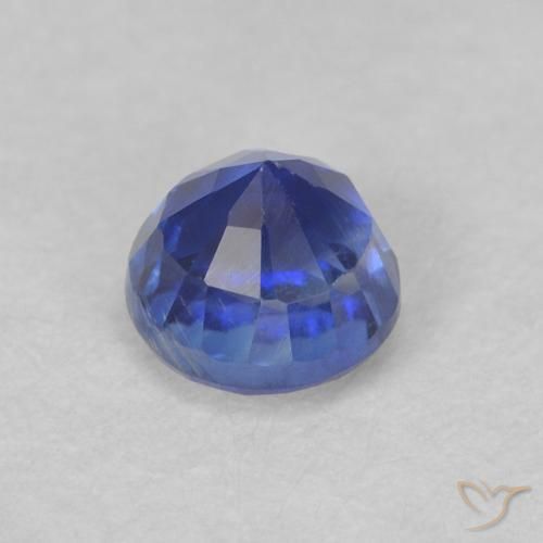 Dianita Azul elétrico Natural 0.52ct, Redondo, VS-SI