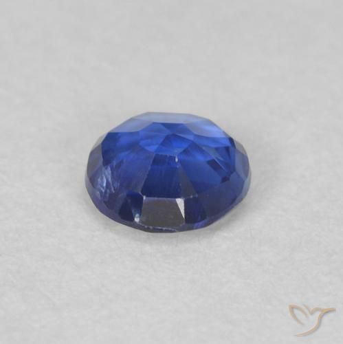 Dianita Azul verdadeiro Natural 0.34ct, Redondo, VS-SI
