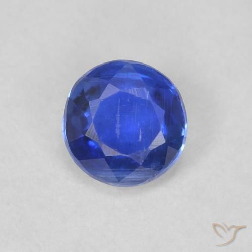 0.38ct Natural Azul-marinho Dianita, Redondo, VS-SI