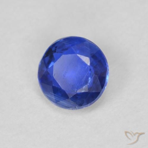 Dianita Azul-marinho Natural 0.38ct, Redondo, VS-SI