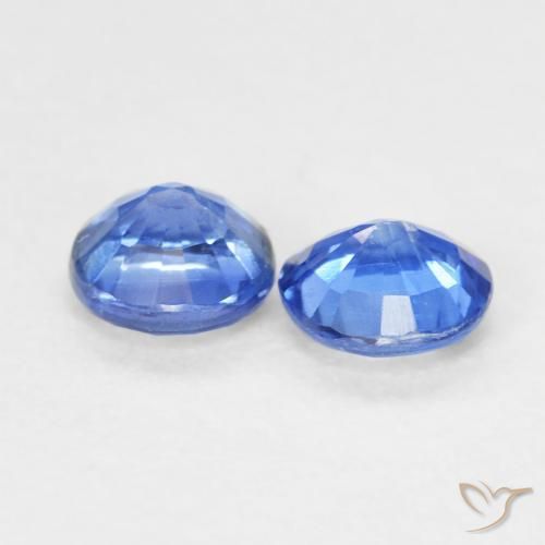 Pedras preciosas de Dianita Bebê azul natural de 0.72 ct, Redondo, VS-SI