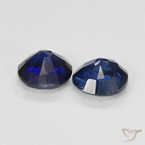 Pedras preciosas de Dianita azul real natural de 0.69 ct, Redondo, VS-SI