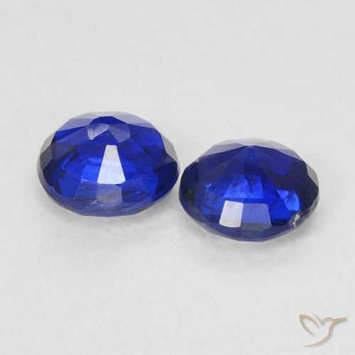 Pedras preciosas de Dianita azul real natural de 0.78 ct, Redondo, VS-SI