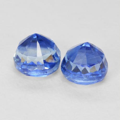 Pedras preciosas de Dianita azul real natural de 1.18 ct, Redondo, VS-SI