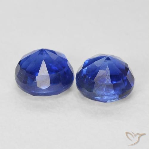 Pedras preciosas de Dianita azul real natural de 0.98 ct, Redondo, VS-SI