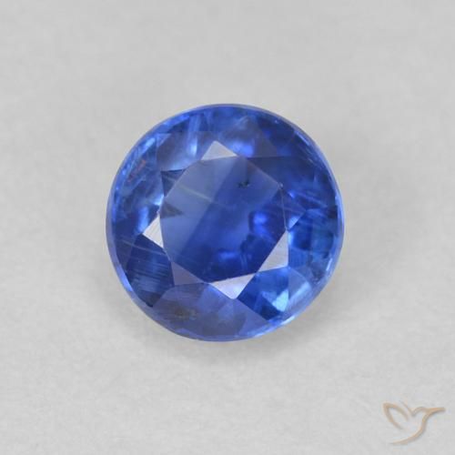 0.75ct Natural Azul verdadeiro Dianita, Redondo, SI