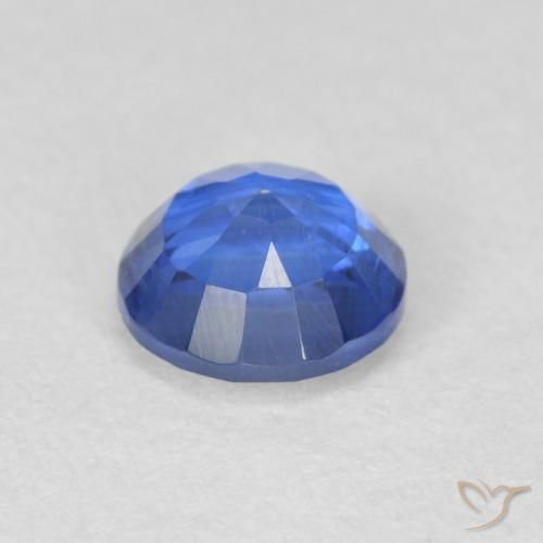 Dianita azul marinho claro Natural 0.74ct, Redondo, SI