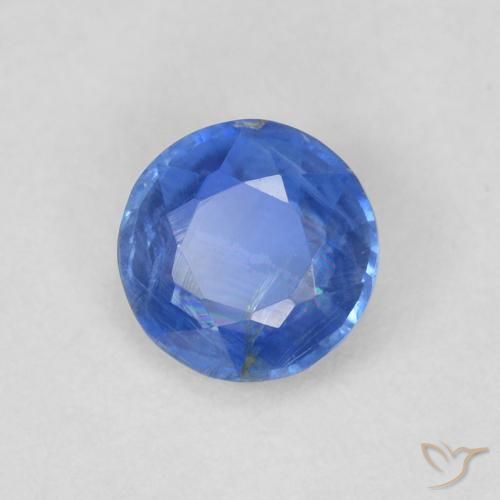 Dianita azul marinho claro Natural 0.60ct, Redondo, SI