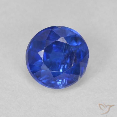 0.77ct Natural Azul-marinho Dianita, Redondo, SI