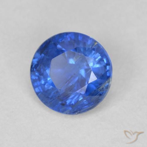 Dianita Azul verdadeiro Natural 0.64ct, Redondo, SI