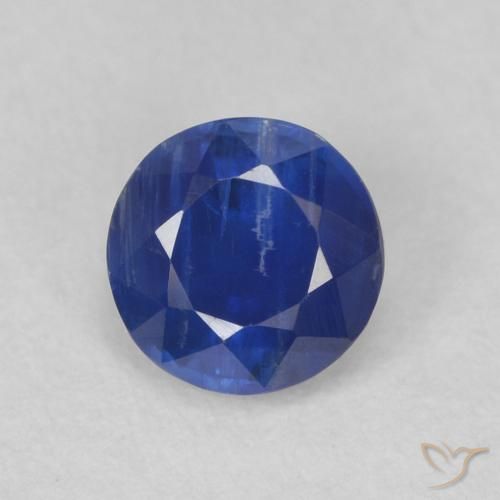 0.66ct Natural Azul-marinho Dianita, Redondo, SI
