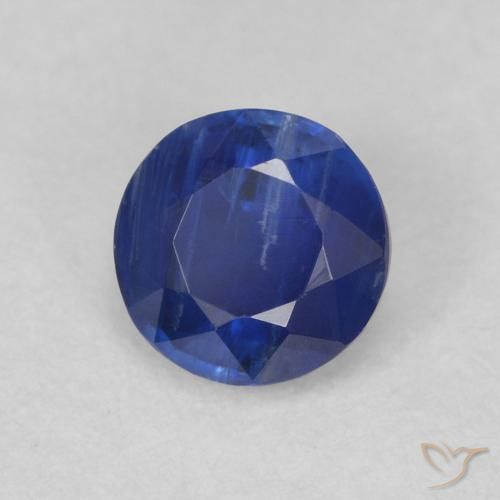 Dianita Azul-marinho Natural 0.66ct, Redondo, SI