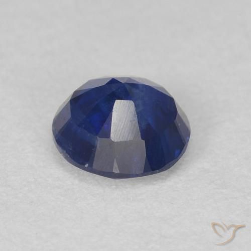 Dianita Azul-marinho Natural 0.66ct, Redondo, SI
