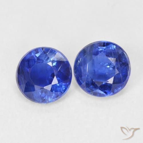 Pedras preciosas de Dianita Azul-marinho natural de 1.33 ct, Redondo, SI