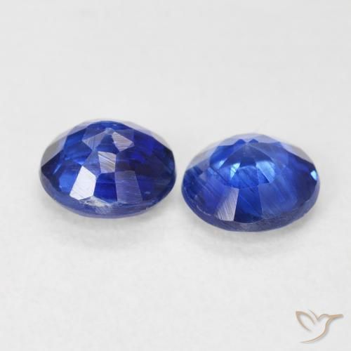 Pedras preciosas de Dianita Azul Azure Profundo natural de 1.20 ct, Redondo, SI