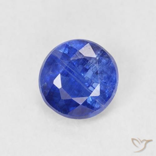 0.71ct Natural Azul-marinho Dianita, Redondo, SI