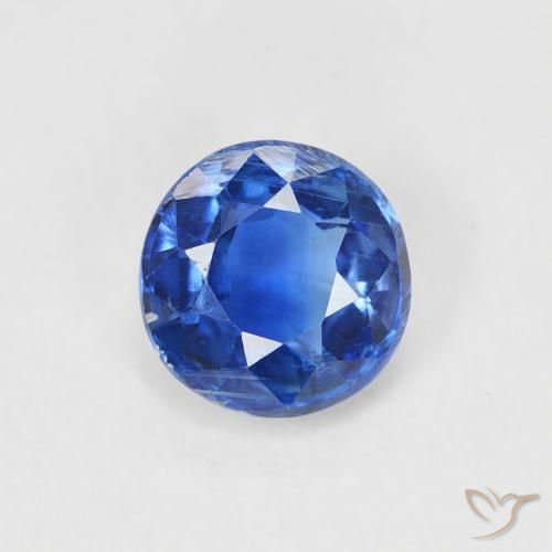 0.64ct Natural Azul médio Dianita, Redondo, SI