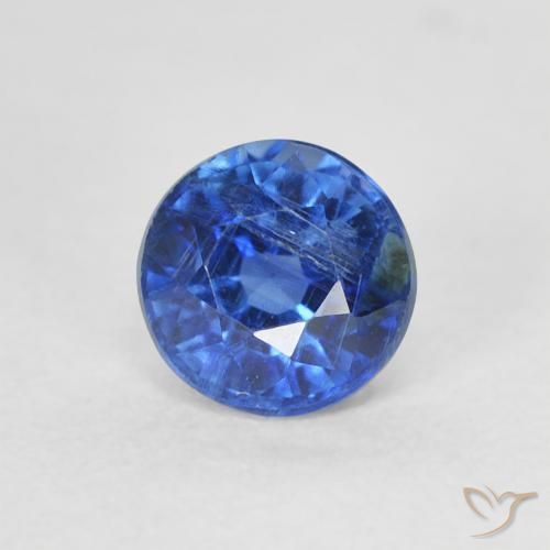 Dianita azul marinho claro Natural 0.82ct, Redondo, SI