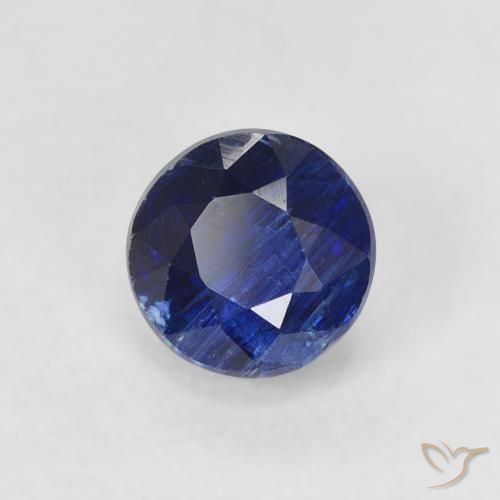 Dianita Azul profundo Natural 0.80ct, Redondo, SI
