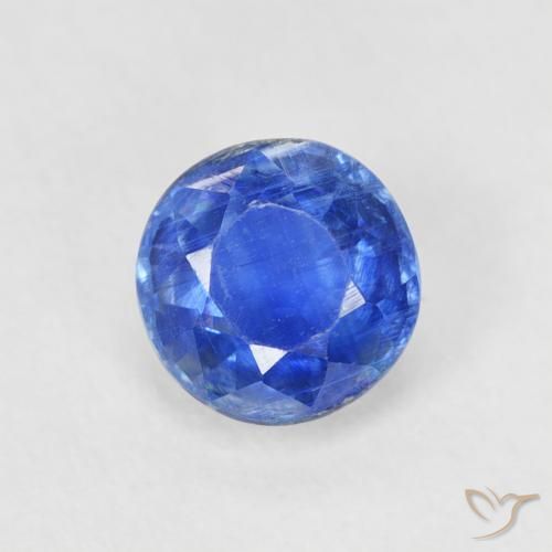 0.82ct Natural Azul claro Dianita, Redondo, SI