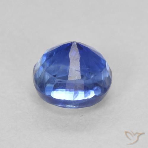 Dianita azul real Natural 0.51ct, Redondo, SI