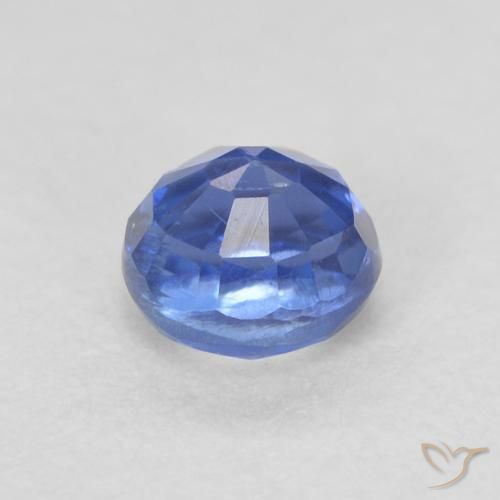 Dianita Azul escuro Natural 0.49ct, Redondo, SI