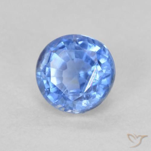 Dianita Bebê azul Natural 0.43ct, Redondo, VS-SI