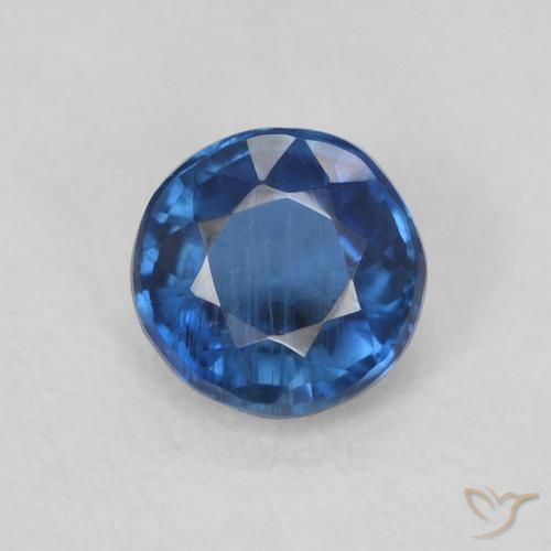 0.36ct Natural Azul-marinho Dianita, Redondo, SI