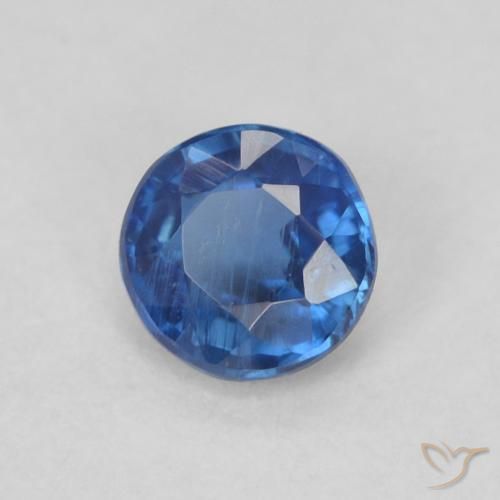 Dianita Azul-marinho Natural 0.36ct, Redondo, SI
