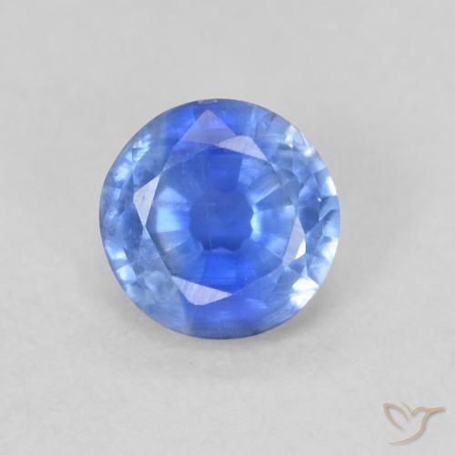 0.35ct Natural Azul claro Dianita, Redondo, VS-SI