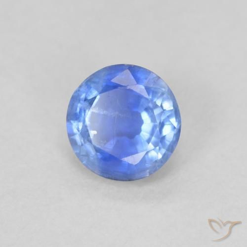 Dianita Azul claro Natural 0.35ct, Redondo, VS-SI