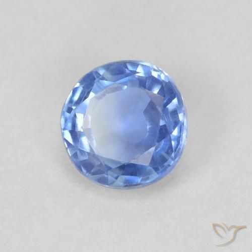 Dianita Azul claro Natural 0.38ct, Redondo, VS-SI